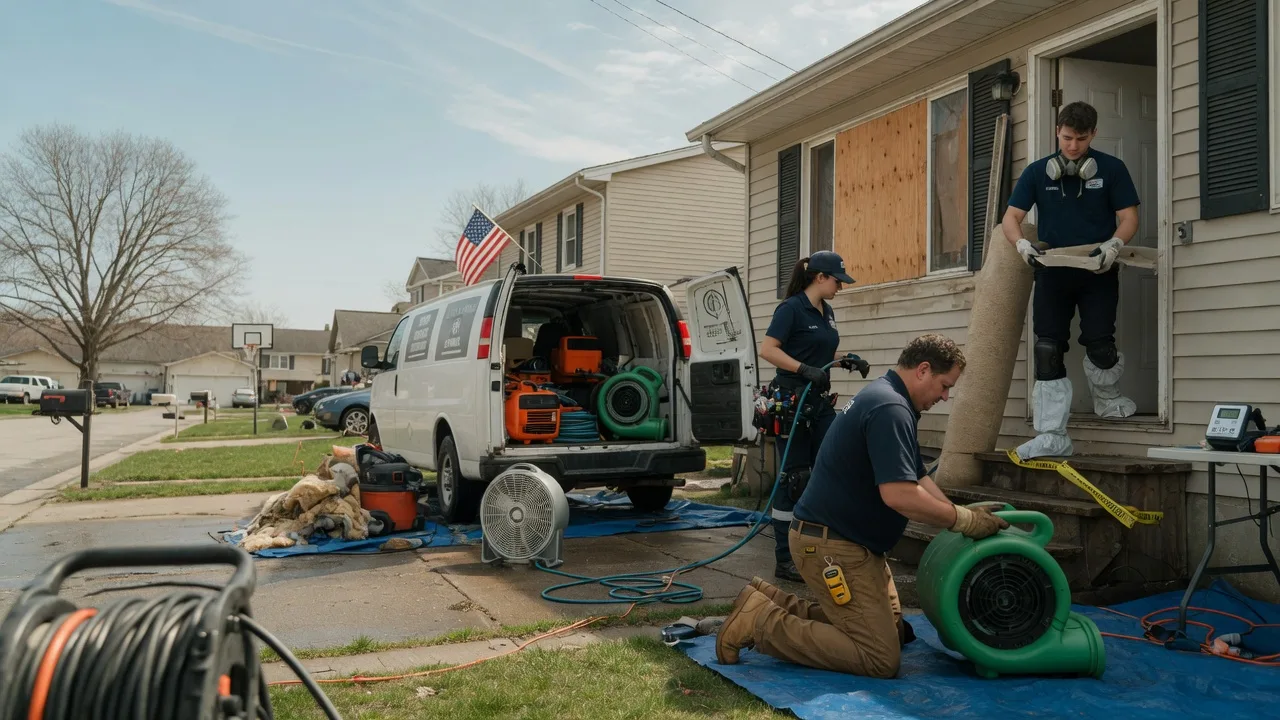 Water Damage Restoration in Hillsdale, MI near me